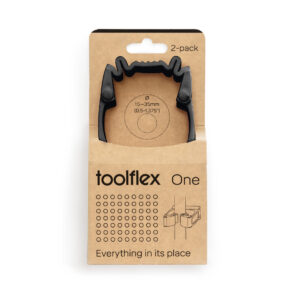 Förpackning med Toolflex One hållare 2-pack