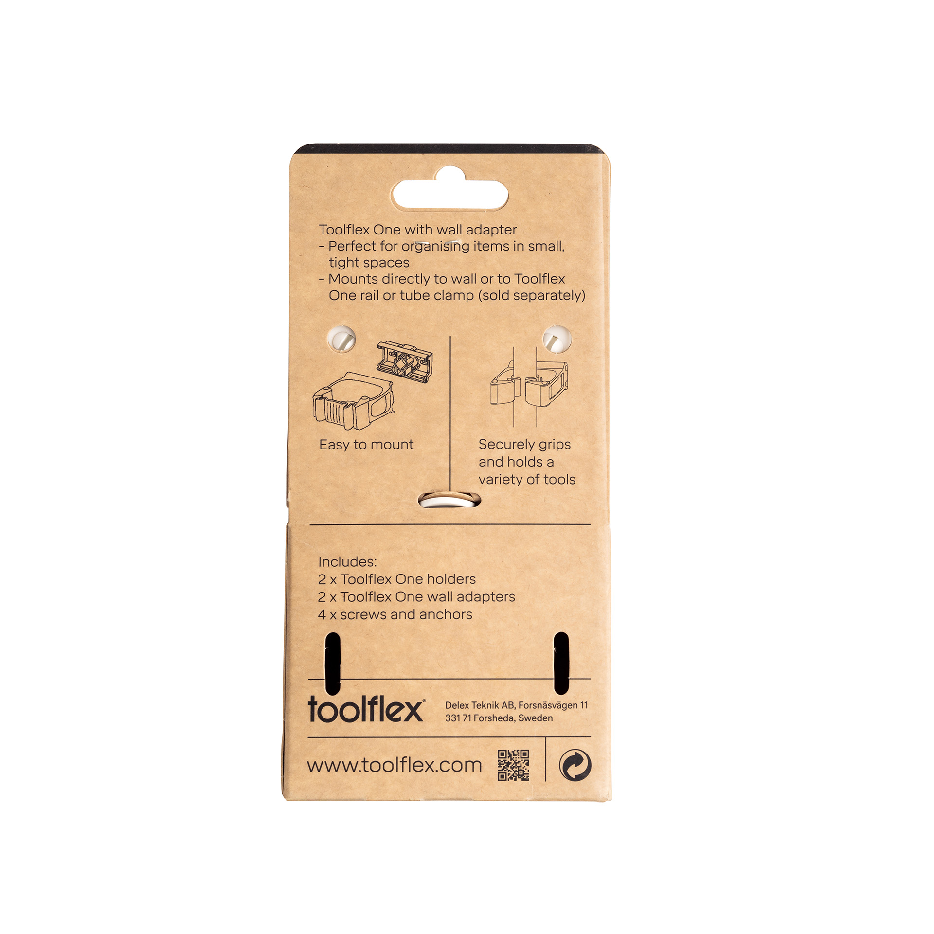 One Hållare inkl. väggadapter, 2-pack - Bild 6